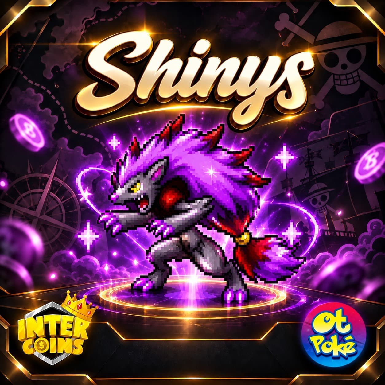 Shinys e Itens Mundo BLUE 